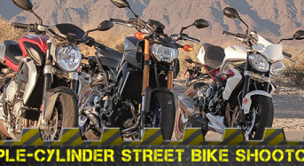 2014 Triple-Cylinder Street Bike Shootout