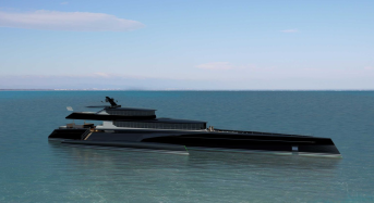 French-based shipyard Blue Coast Yachts unveils the 60-meter Power Trimaran